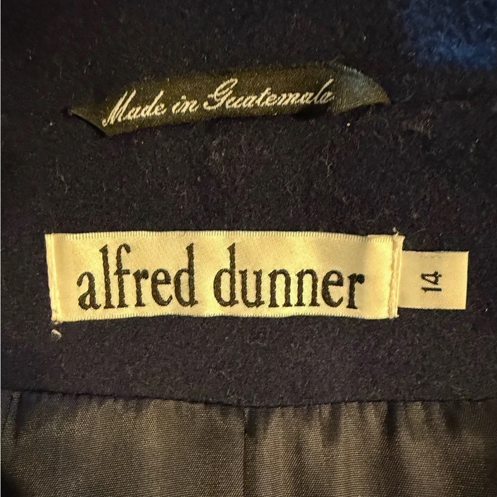 Alfred Dunner - Vintage Navy Blue Pea Coat